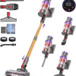 Coovy SU7 : Aspirateur sans fil 580W avec détection de poussière et écran LED