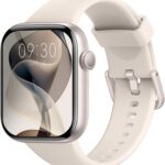 Montre intelligente waterproof avec appel Bluetooth et moniteurs de santé pour Android et iOS
