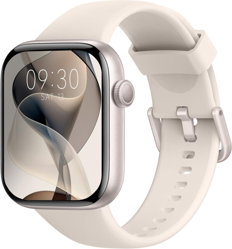 Montre intelligente waterproof avec appel Bluetooth et moniteurs de santé pour Android et iOS