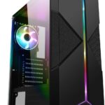 SPIRIT OF GAMER Clone III : Boîtier Gamer RGB noir compatible ATX/mATX/ITX avec verre trempé