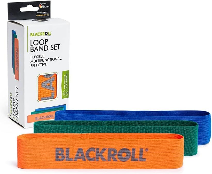 Blackroll Loop Band 32 cm : élastique de fitness conçu en Allemagne pour divers exercices.