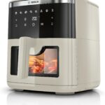 Bosch présente sa friteuse à air Serie 6 XXL avec 7 programmes et capacité de 7,2 L.