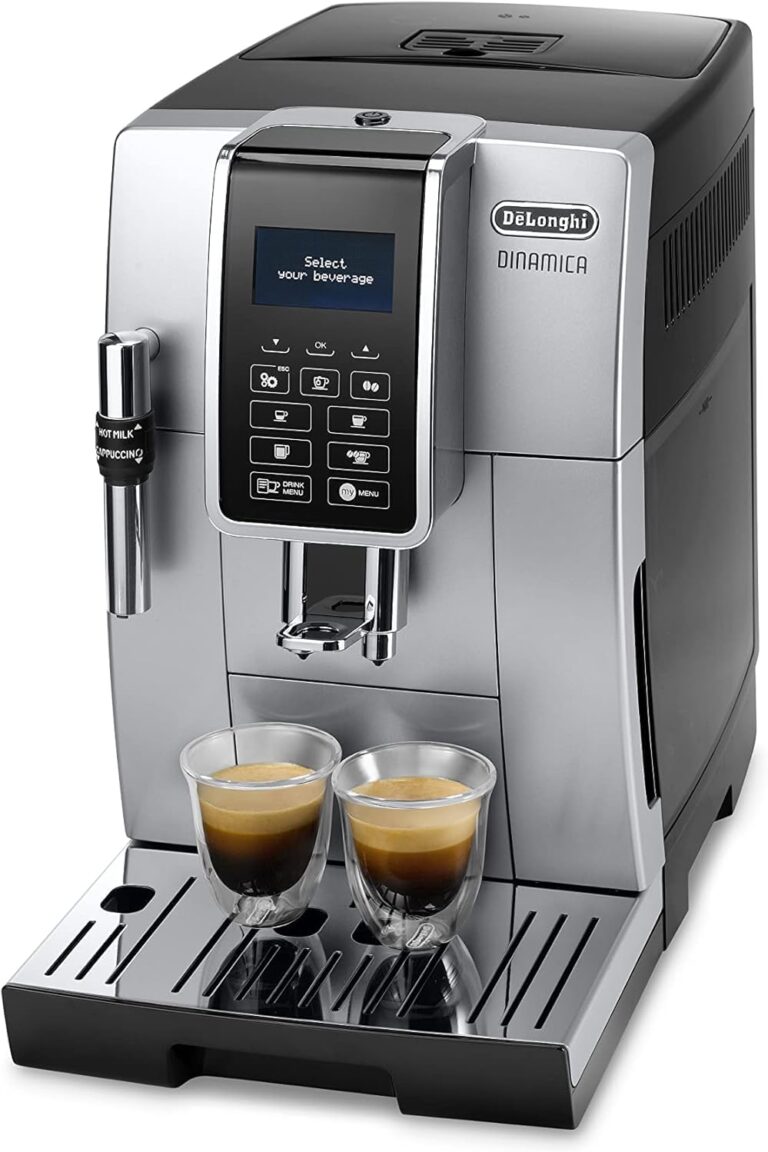 De’Longhi présente la Dinamica ECAM350.35 SB, machine à café et expresso 2L en argent et noir