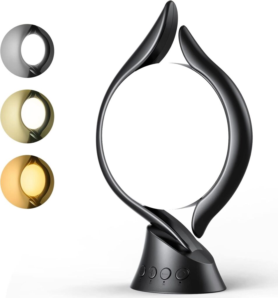Lampe de Thérapie Lumineuse 10000 Lux avec 3 Couleurs à Domicile et Bureau