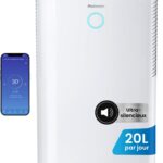 Pro Breeze OmniDry Déshumidificateur Intelligent de 20L/Jour avec Capteur d&rsquo;Humidité Automatique