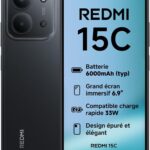 Xiaomi lance le Redmi 15C avec écran 6,9 pouces, Batterie 6000 mAh et MediaTek Helio G81