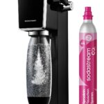 Sodastream Art Retro : Machine à eau gazeuse avec cylindre de gaz de 60L et bouteille BPA-free