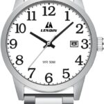 LN LENQIN Montre Militaire pour Hommes : Modèle Analogique Étanche avec Date et Bracelet en Nylon