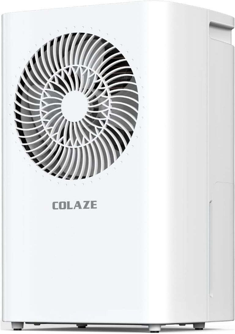 Déshumidificateur électrique 12L/jour, silencieux, adapté pour espaces jusqu’à 120 m³