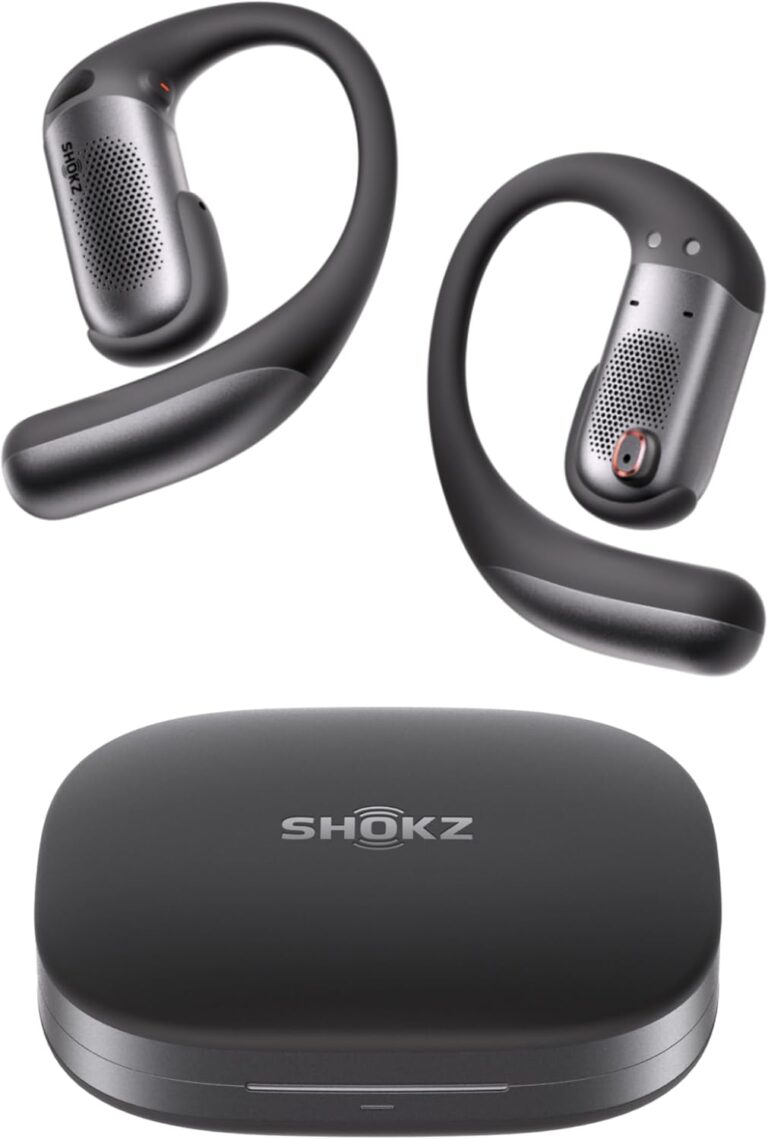 SHOKZ OpenFit Pro : écouteurs Bluetooth 6.1 avec réduction de bruit et 50H d’autonomie.