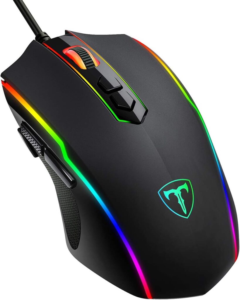 Souris de jeu USB filaire avec 7200 DPI et 8 boutons programmables lancée pour PC et Mac