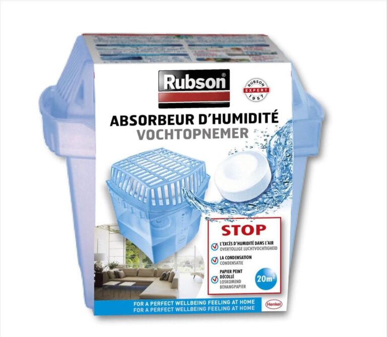 Rubson présente un absorbeur d’humidité « Basic » pour pièces de 20 m² avec recharge incluse.