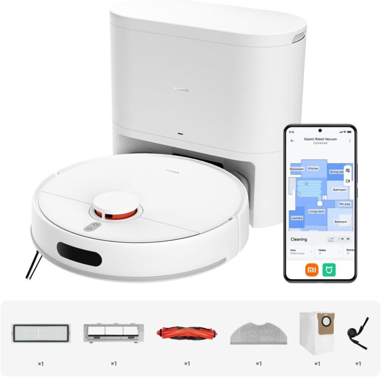 XIAOMI Robot Vacuum H40 : Aspirateur avec 10,000 Pa et navigation LDS pour un nettoyage optimisé.