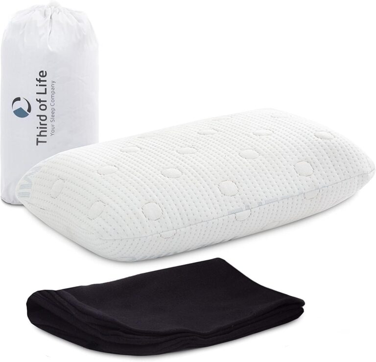 VOLAR Travel Pillow en mousse à mémoire : oreiller ergonomique pour voyages en voiture, train et avion.
