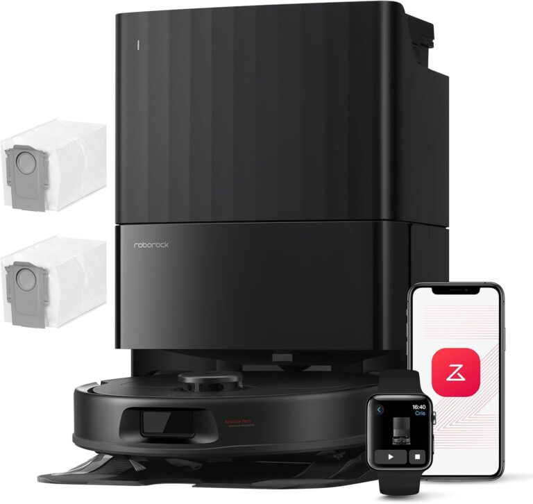 Roborock QV 35A : Aspirateur robot avec station multifonction et module de lavage 8000Pa.