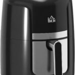 HOMCOM présente une friteuse sans huile de 4 L avec 12 programmes et écran tactile.