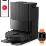 Roborock Qrevo Edge S5A : Aspirateur robot avec double système anti-enchevêtrement et nettoyage adaptatif.