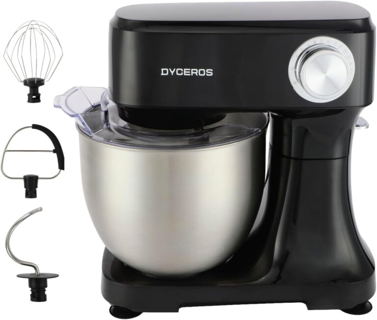 Impastia 800W : Robot de cuisine en acier inoxydable avec 6 vitesses et kit pâtisserie inclus