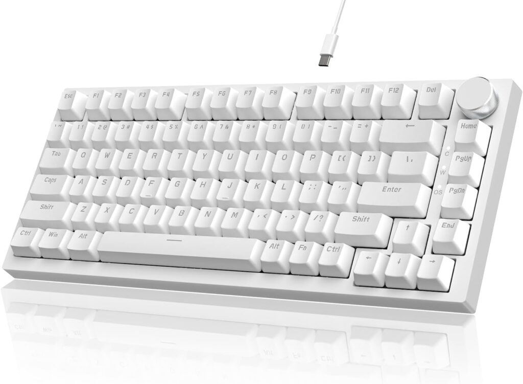 YINDIAO lance le clavier mécanique Ajazz AK820 avec rétroéclairage et 81 touches pour gaming
