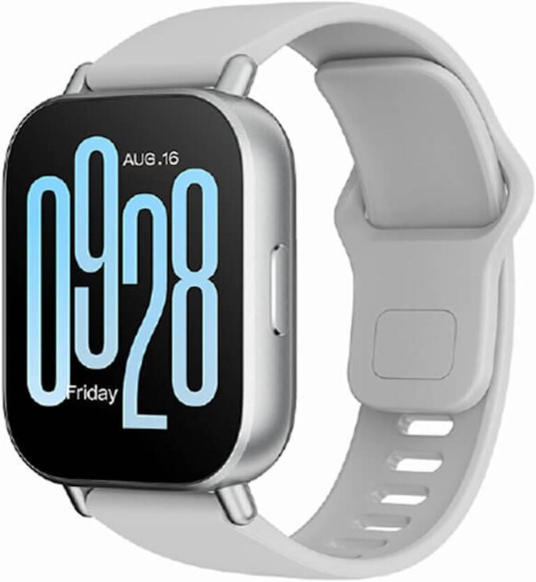 Lancement de la Redmi Watch 5 Active Matte Silver avec fonctionnalités de suivi de santé.
