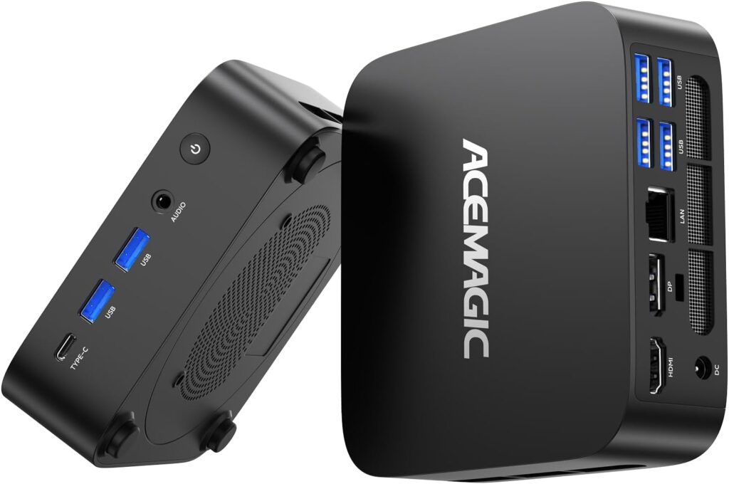 ACEMAGIC Kron Mini K1 : Mini PC AMD Ryzen R2544 pour bureaux et éducation avec triple écran 4K