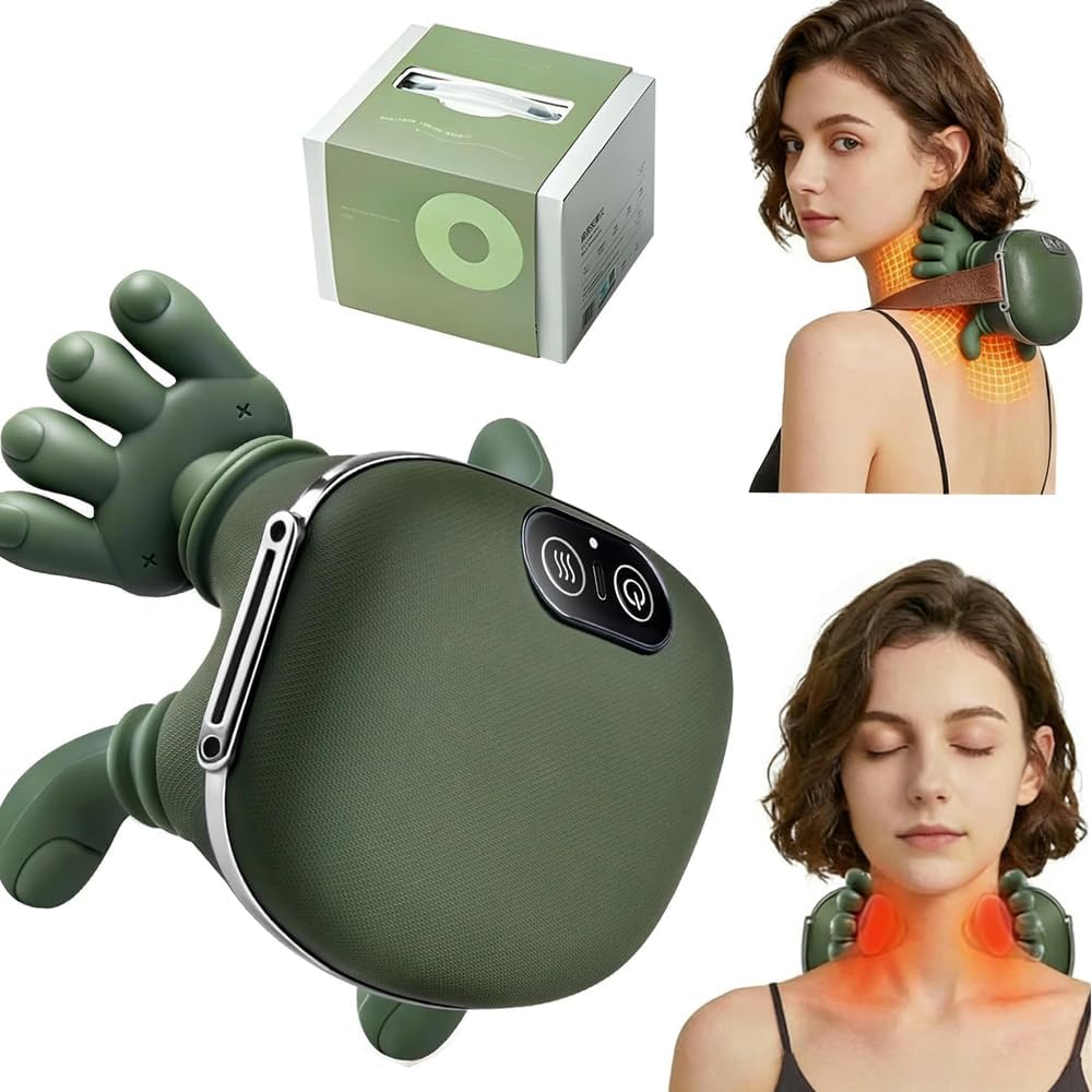 Masseur cervical et dos avec chaleur : 3 modes pour réduire le stress en voyage