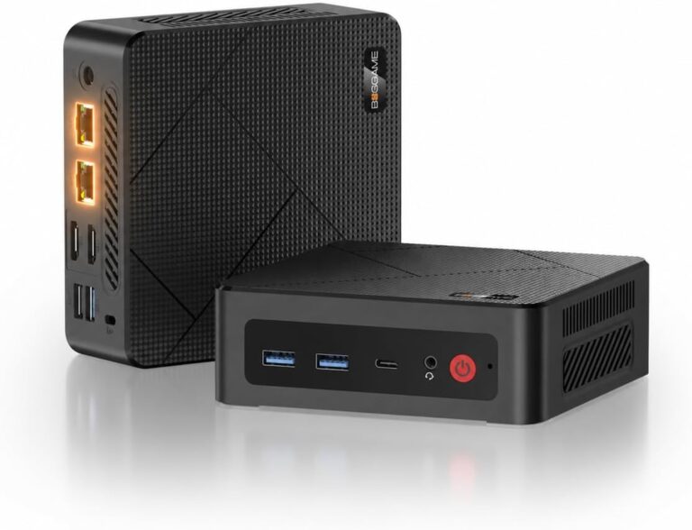 BOSGAME E4 : Mini PC Ryzen 5 3550H avec 16 Go de RAM et triple affichage 4K disponible