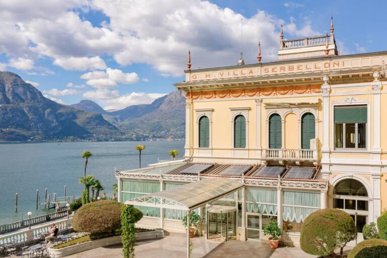 Hôtel de luxe au lac de Côme : un exemple d’élégance vintage italienne.