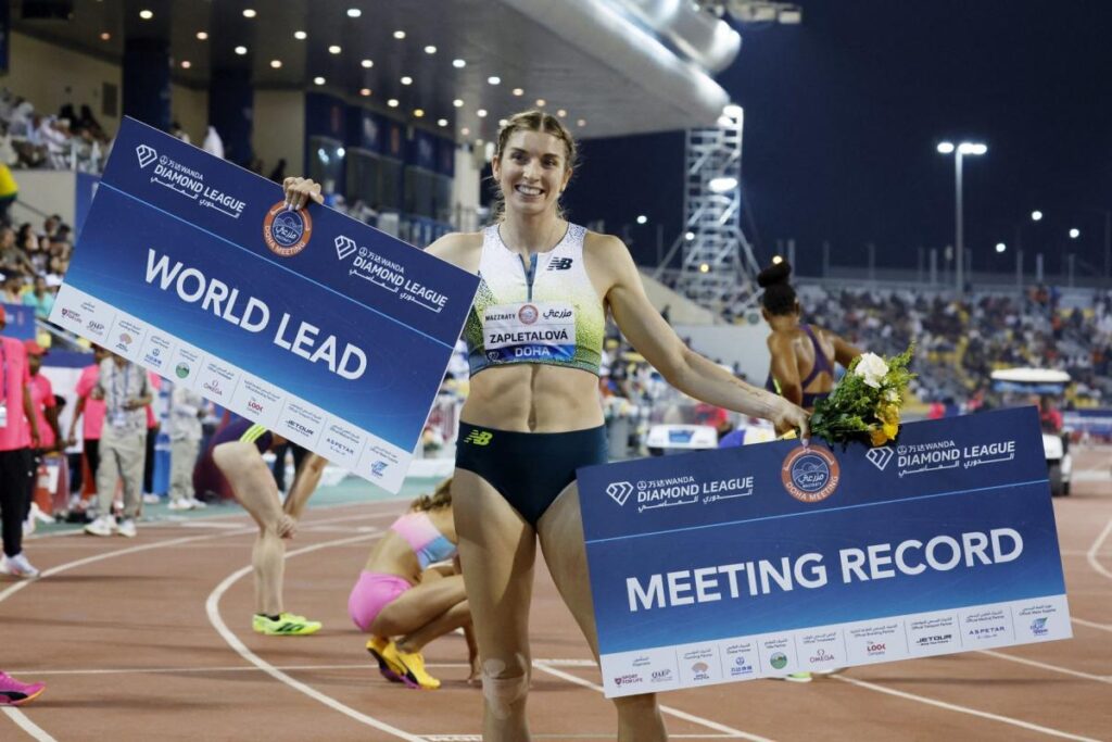 Meeting de Doha : Thomas Wilkes se distingue tandis qu’Emma Zapletalova et Davisleydi Velasco brillent.