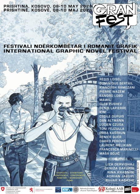 Gran Fest, la BD au Kosovo : un secteur culturel en pleine expansion et développement.
