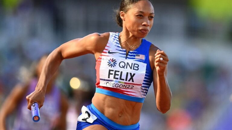 Allyson Felix, sprinteuse américaine, envisage un retour pour les Jeux de Los Angeles.