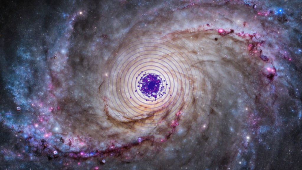 Un flux mystérieux de rayons gamma provient du centre de la Voie lactée, lié à la matière noire ?