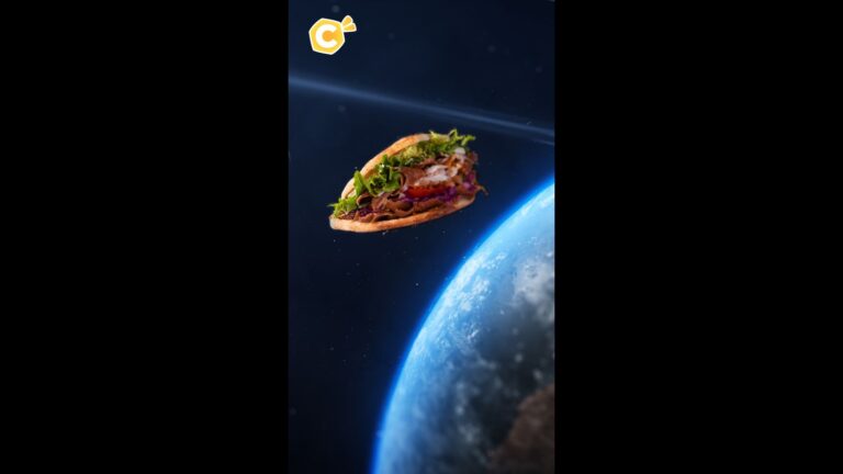 Un kebab envoyé dans le ciel par des chercheurs en France pour étudier la météo.