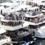 Bateaux multipliés par six autour du circuit lors du Grand Prix de Formule 1 de Monaco