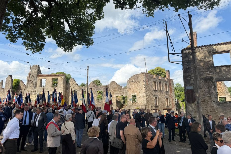 Guerre et mémoire : commémoration du massacre d’Oradour-sur-Glane face aux tensions internationales.