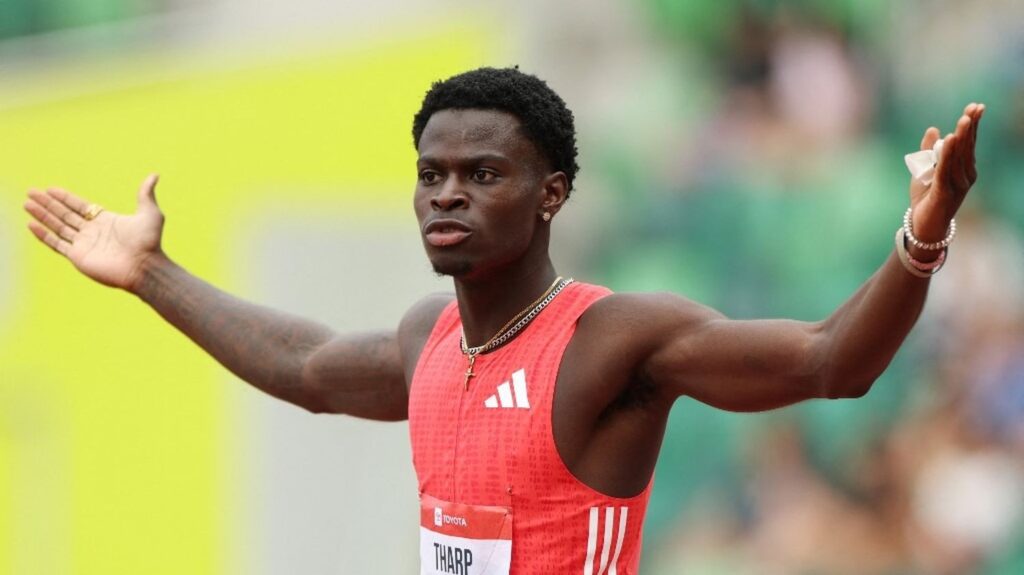 Athlétisme : Ja’Kobe Tharp (USA) établit un nouveau record du monde au 110 m haies en 12″75