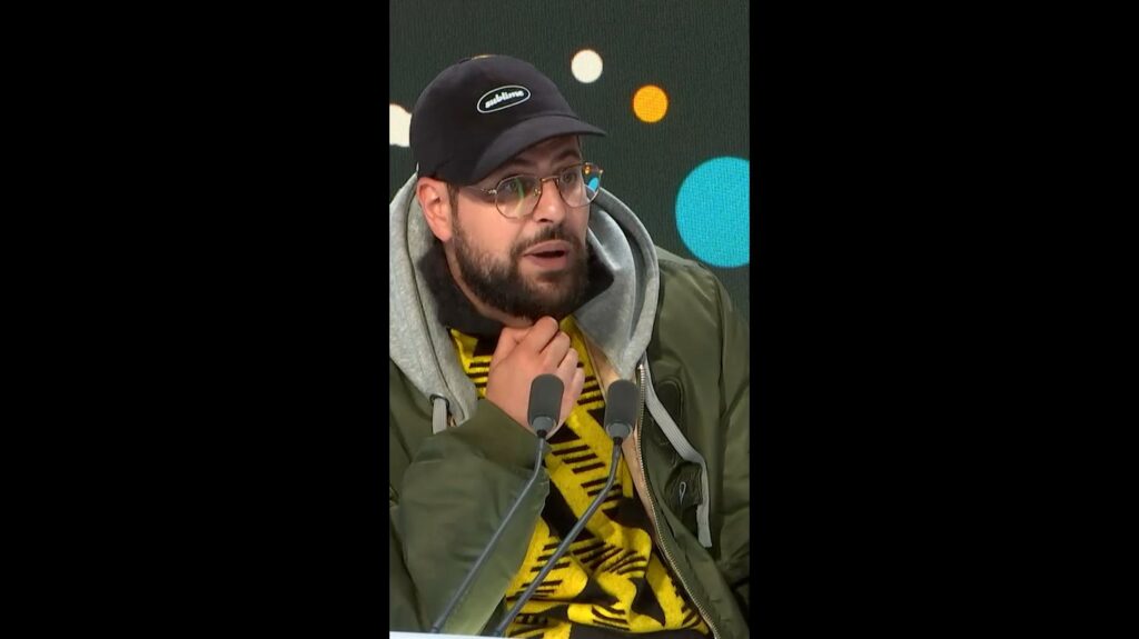 Hakim Jemili évoque le sérieux du cinéma après avoir ému sa femme aux larmes.