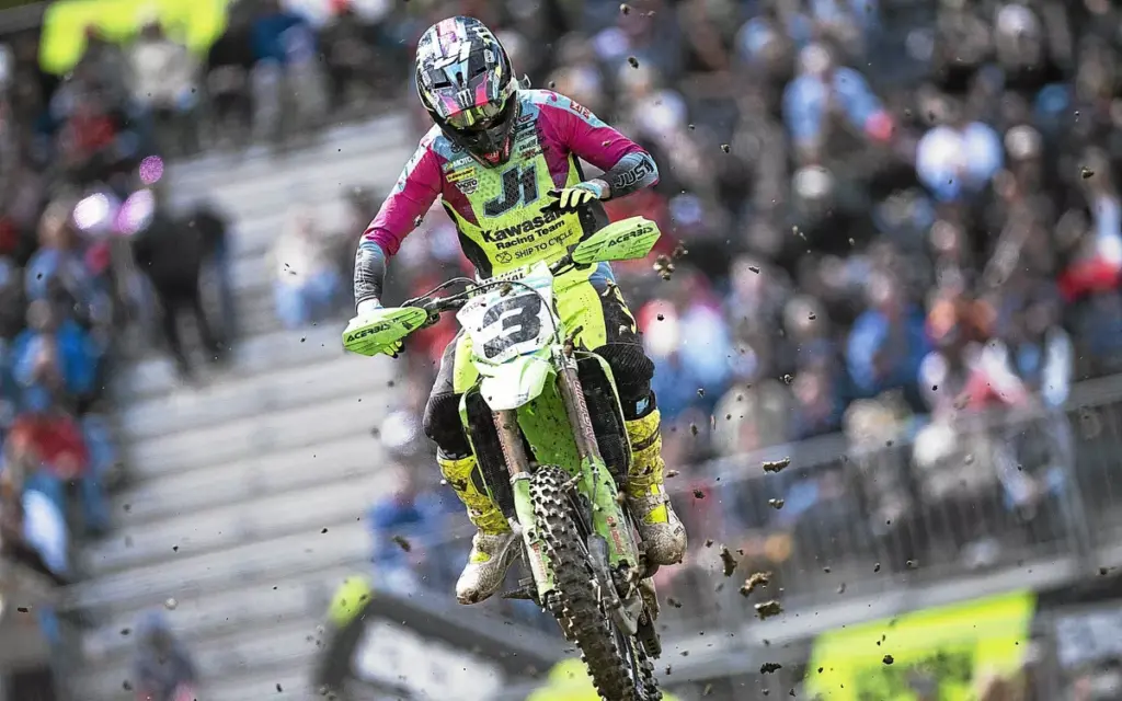 Maxime Desprey et Francisco Garcia présents au Motocross d’Iffendic avec Romain Febvre.