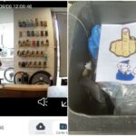 Un gérant piège un voleur de vélo grâce aux caméras de surveillance dans un magasin.