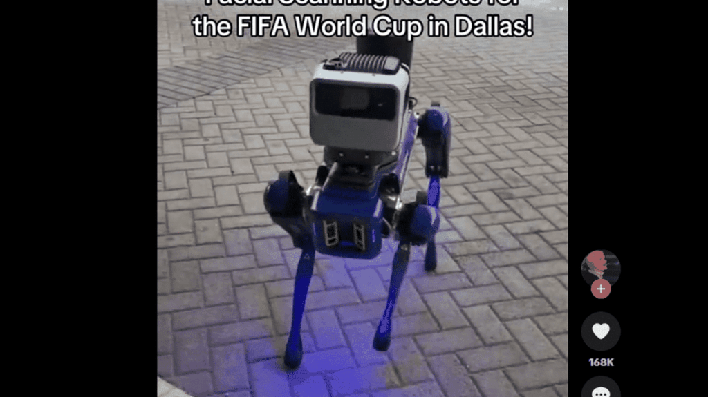 Des chiens-robots équipés de reconnaissance faciale déployés aux États-Unis pour la Coupe du monde de football