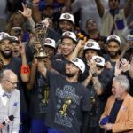 Les New York Knicks remportent le titre NBA après leur victoire contre les Spurs.