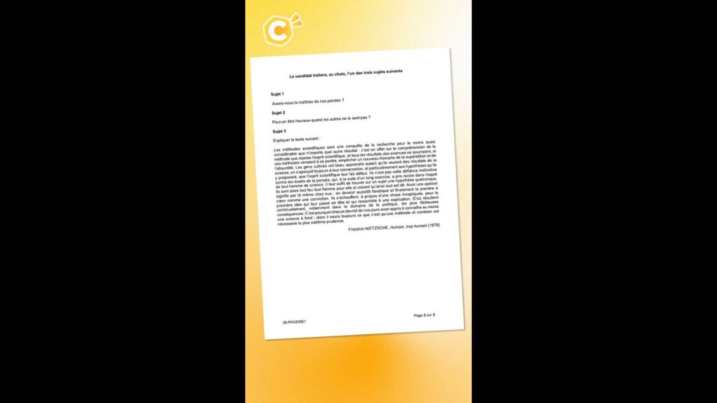 Bac : une professeure de philosophie évalue les copies de dissertation en France