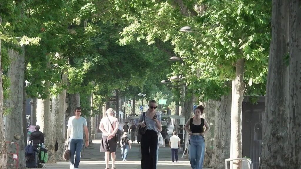 Lyon : les habitants utilisent des ventilateurs et serviettes humides face à la chaleur extrême.