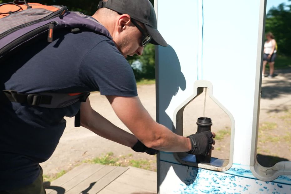Canicule : des habitants s’adaptent à des températures anormales pour la région