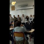 Collégiens bretons échangent avec des adolescents palestiniens sur leurs réalités.