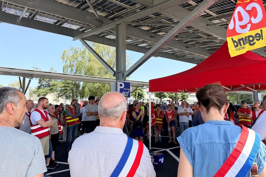 Colère des salariés de Legrand à Châlus face à la menace de suppression de postes