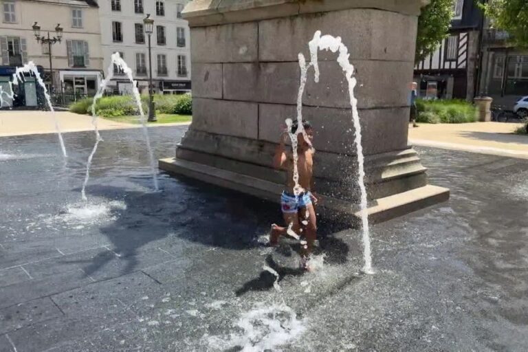 Vannes enregistre des températures record lors de la canicule en Bretagne.