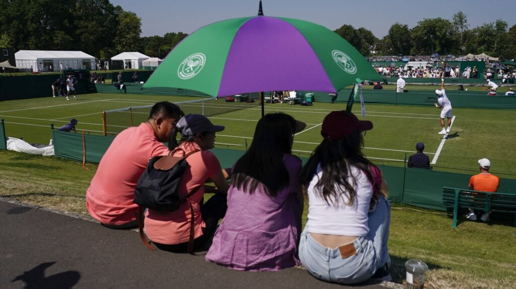 Interruption d’une heure des qualifications de Wimbledon en raison d’une panne du système d’arbitrage.