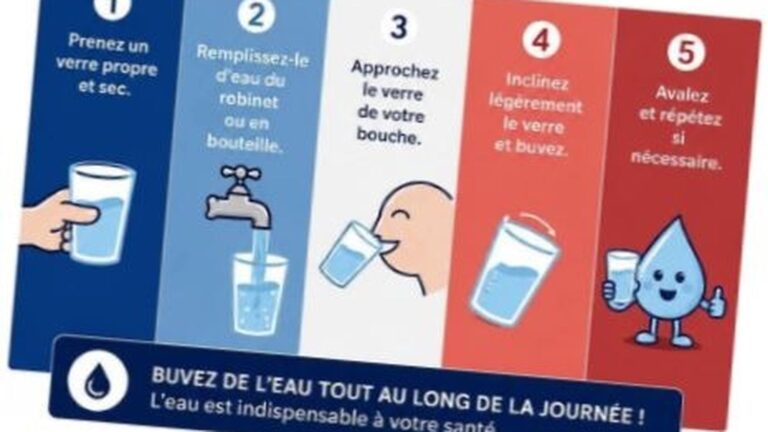 Canicule : les réseaux sociaux imitent les messages de prévention sur l’hydratation.