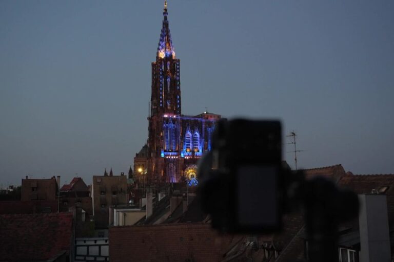 La cathédrale de Strasbourg ne sera pas éclairée ce week-end en raison de la chaleur et des orages.